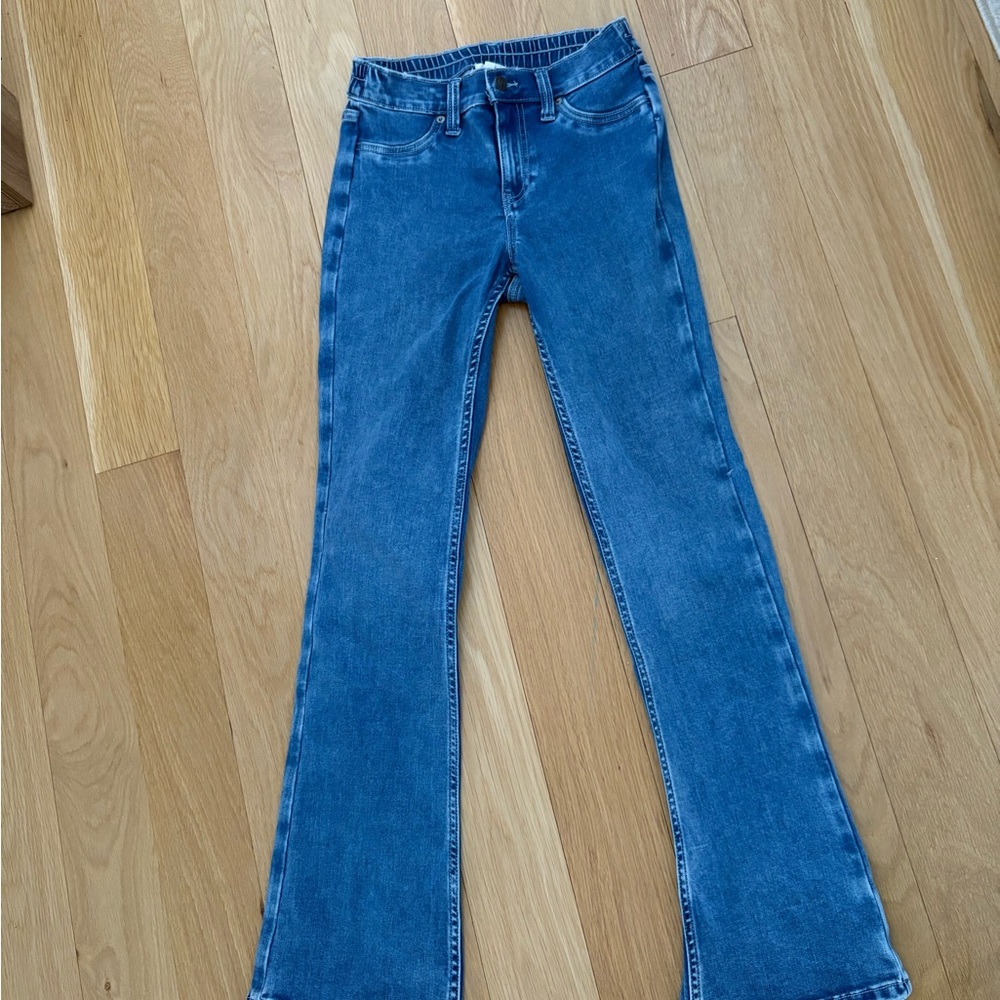 aerie Blue Denim bootcut Flare Jeans